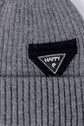 HAPPY Contrast Beanie