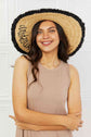 Fame Sunshine Straw Fringe Hat